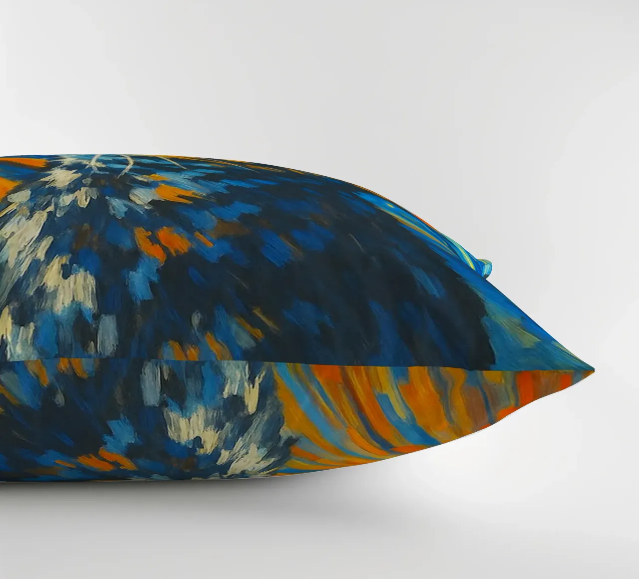 Starry Night Cat Funny Animal Art Design decorative cushion by the gondals