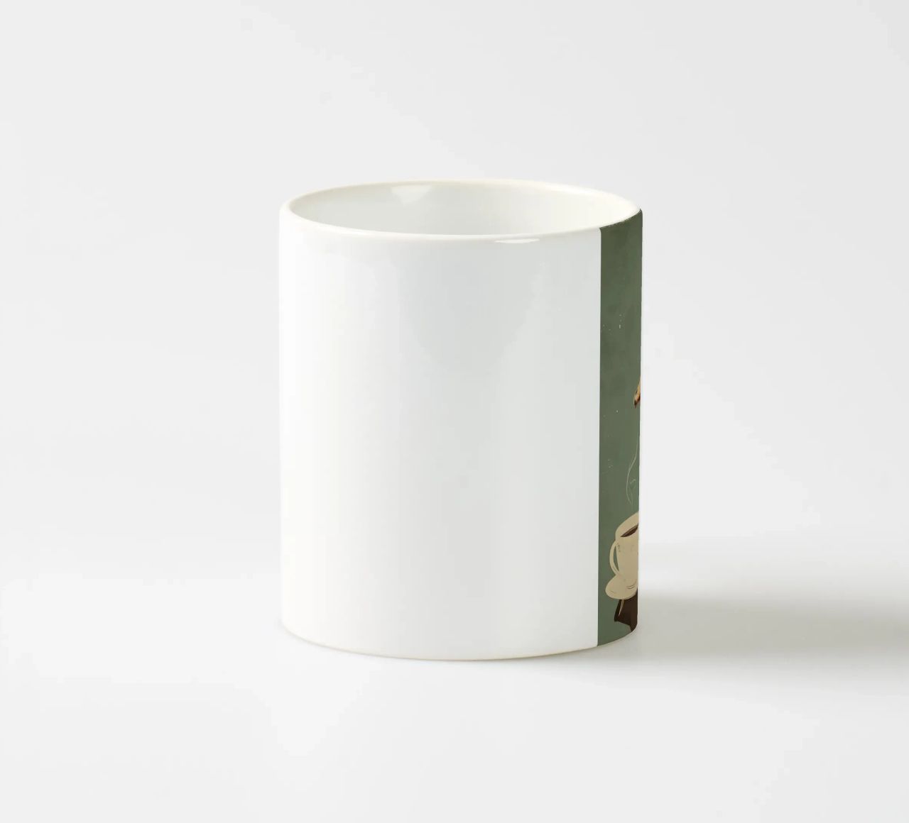tazza da caffè con testa d'anatra tazza in ceramica da RJ Peterson-Animal