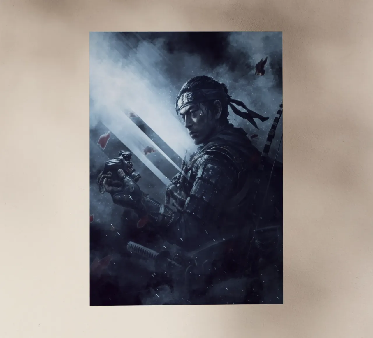Ghost Of Tsushima pellicola backlit da FreeArtStudio
