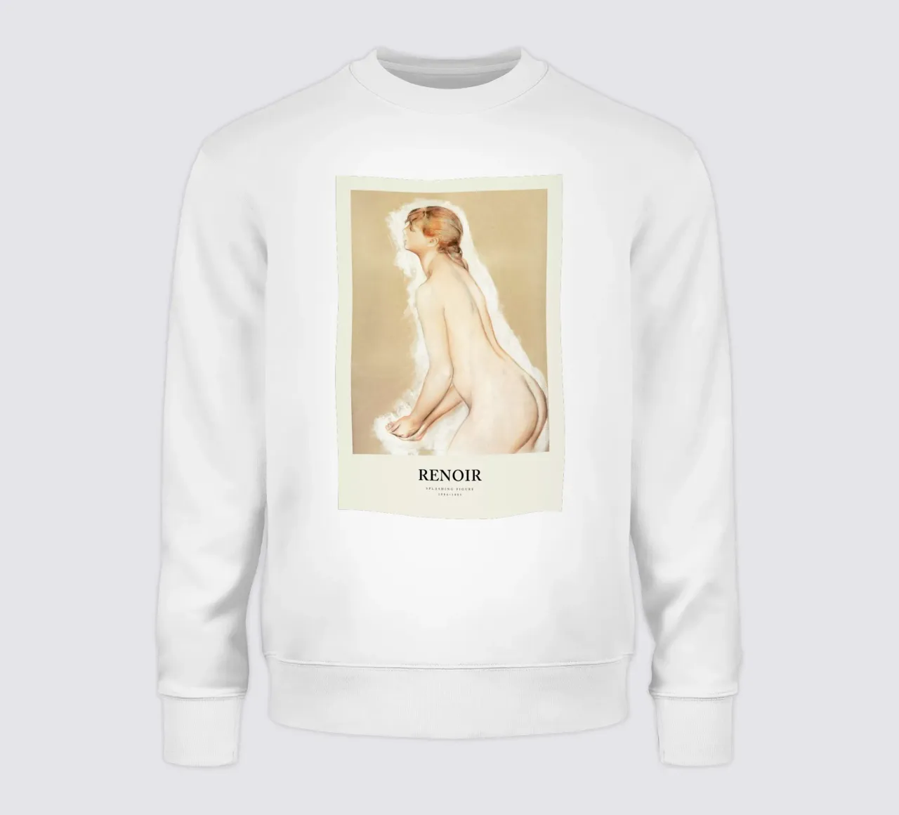 Renoir - Splashing Figure sweatshirt van Vintage by JUNIQE
