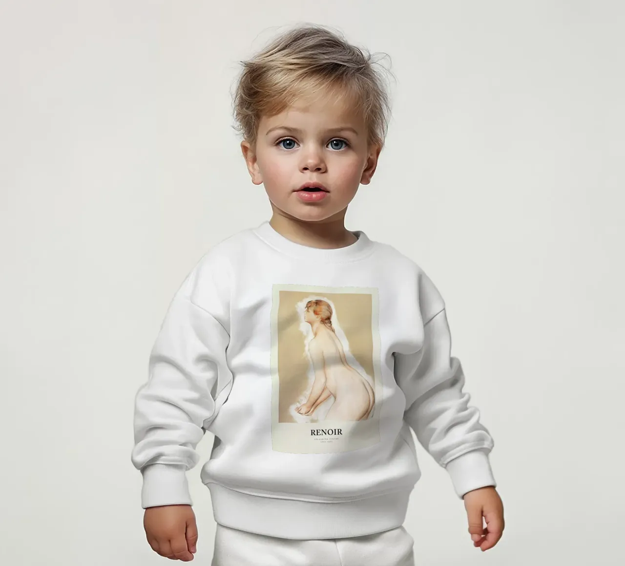 Renoir - Splashing Figure felpa neonato da Vintage by JUNIQE