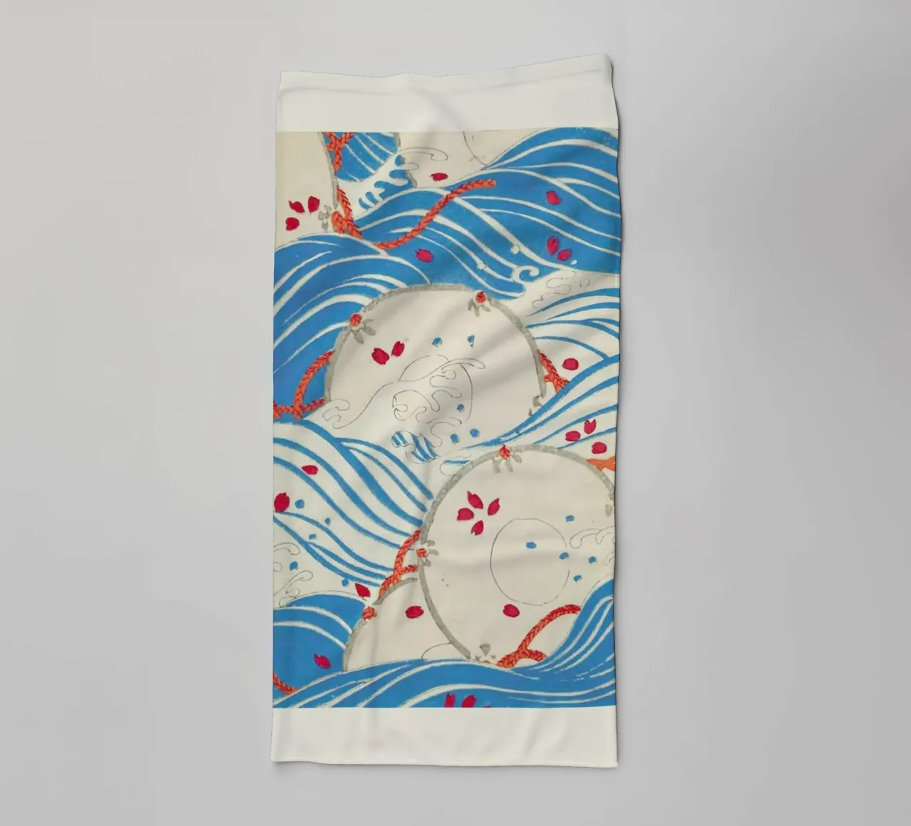 Shin-Bijutsukai - Storm Over Water asciugamano da bagno da Vintage by JUNIQE