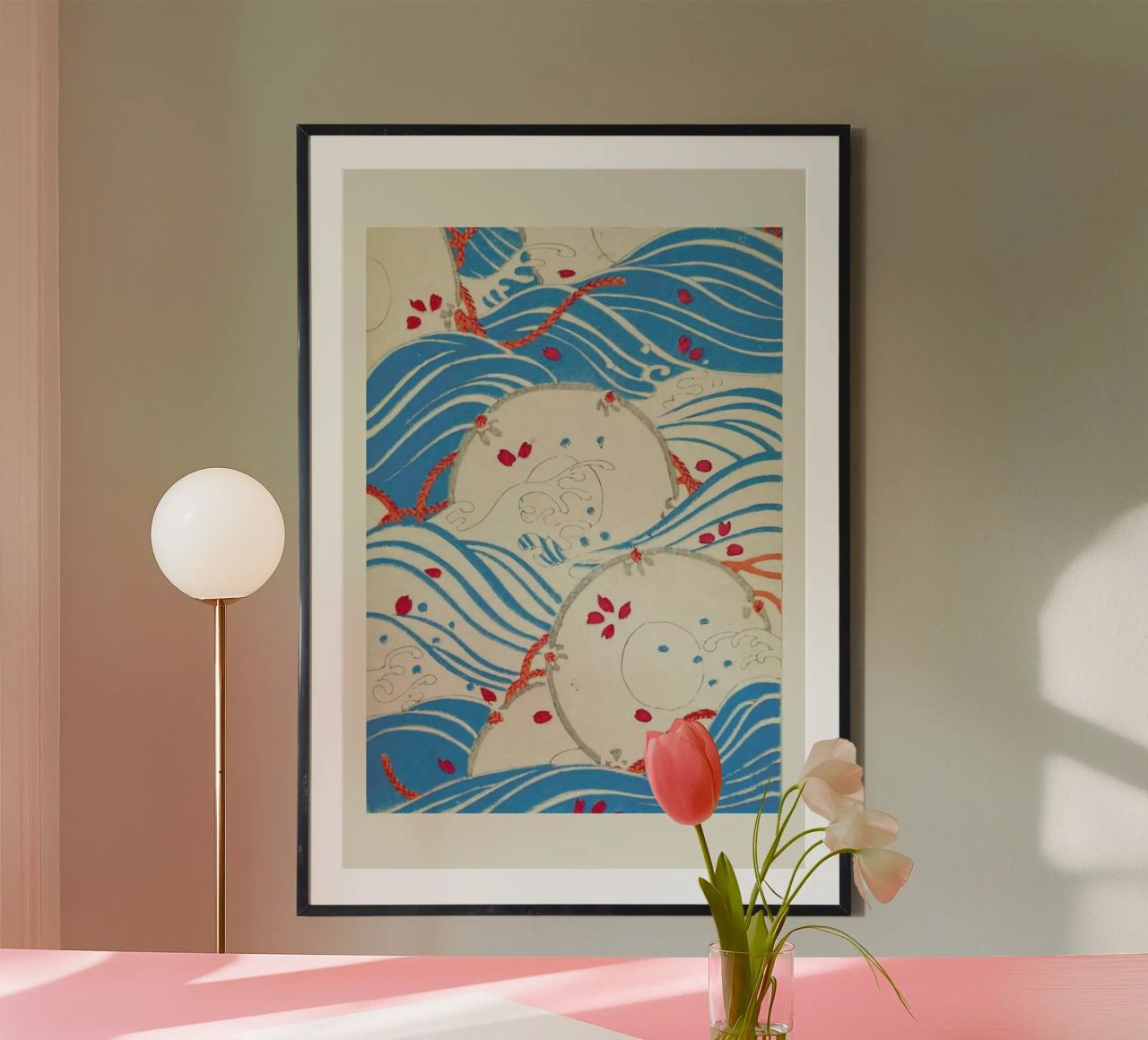 Shin-Bijutsukai - Storm Over Water Poster von Vintage by JUNIQE