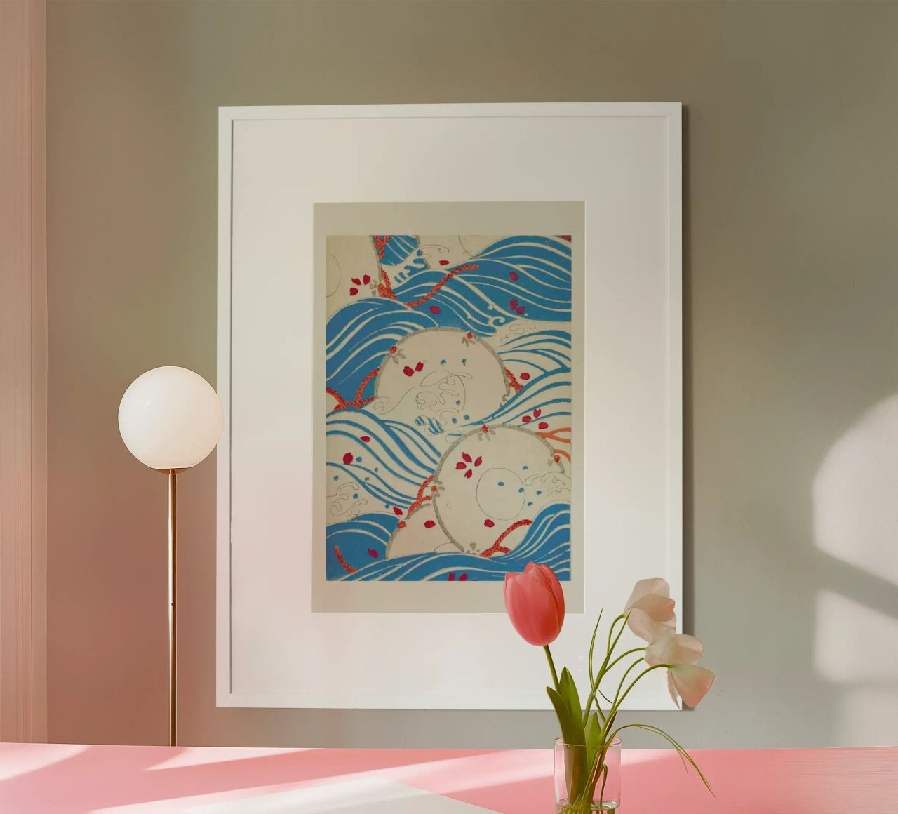 Shin-Bijutsukai - Storm Over Water Poster von Vintage by JUNIQE