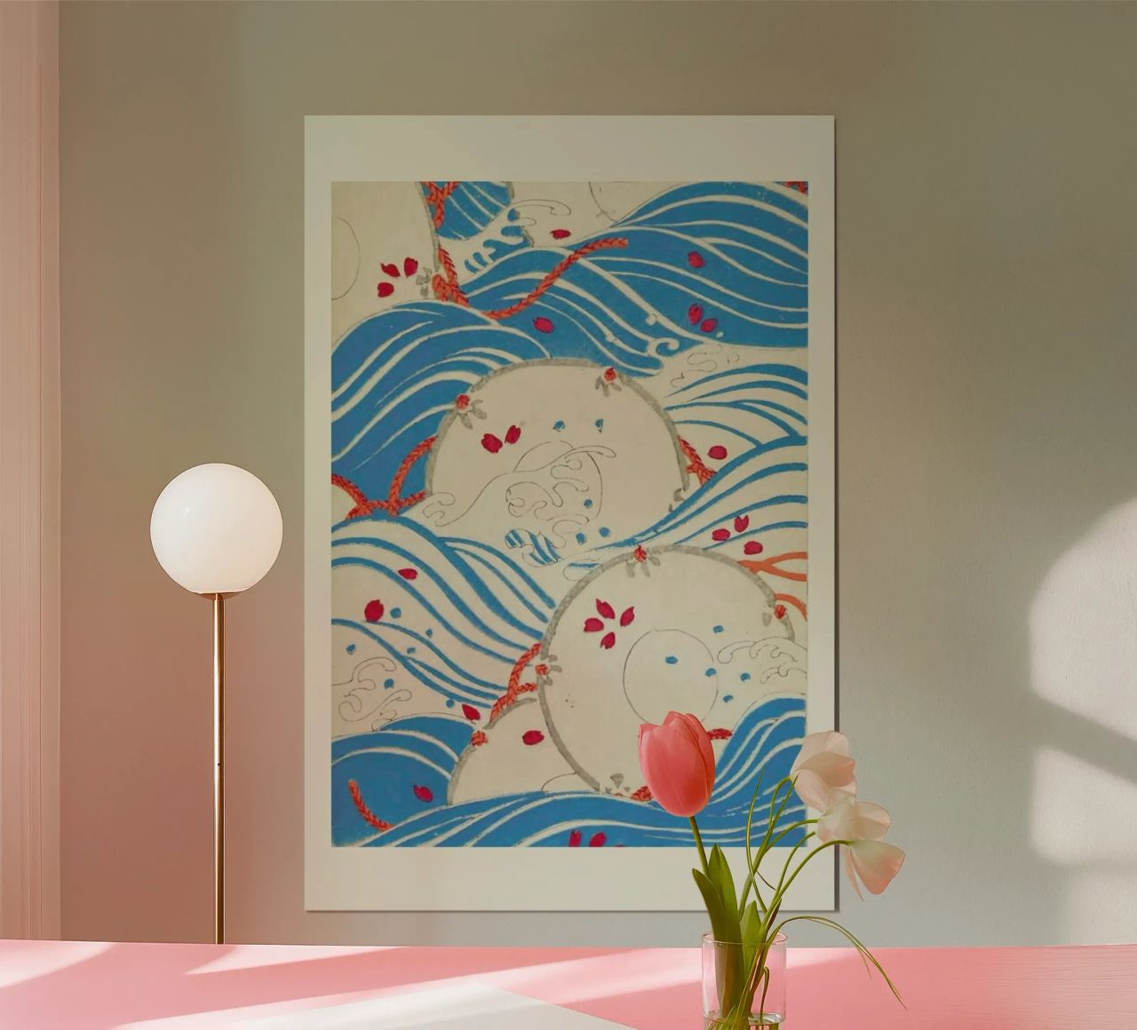 Shin-Bijutsukai - Storm Over Water Poster von Vintage by JUNIQE