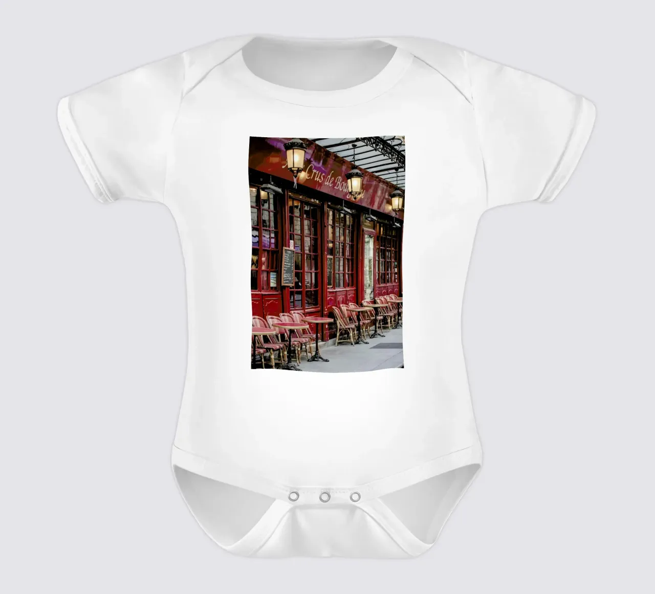French Bistro body neonato maniche corte da Magdalena Martin Photography