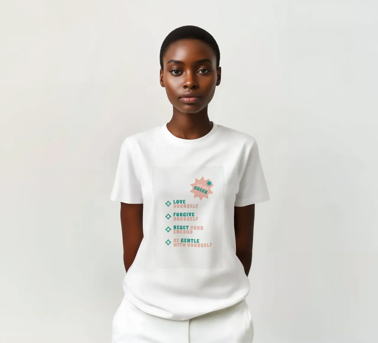 Self-Care Check t-shirt da Studio One