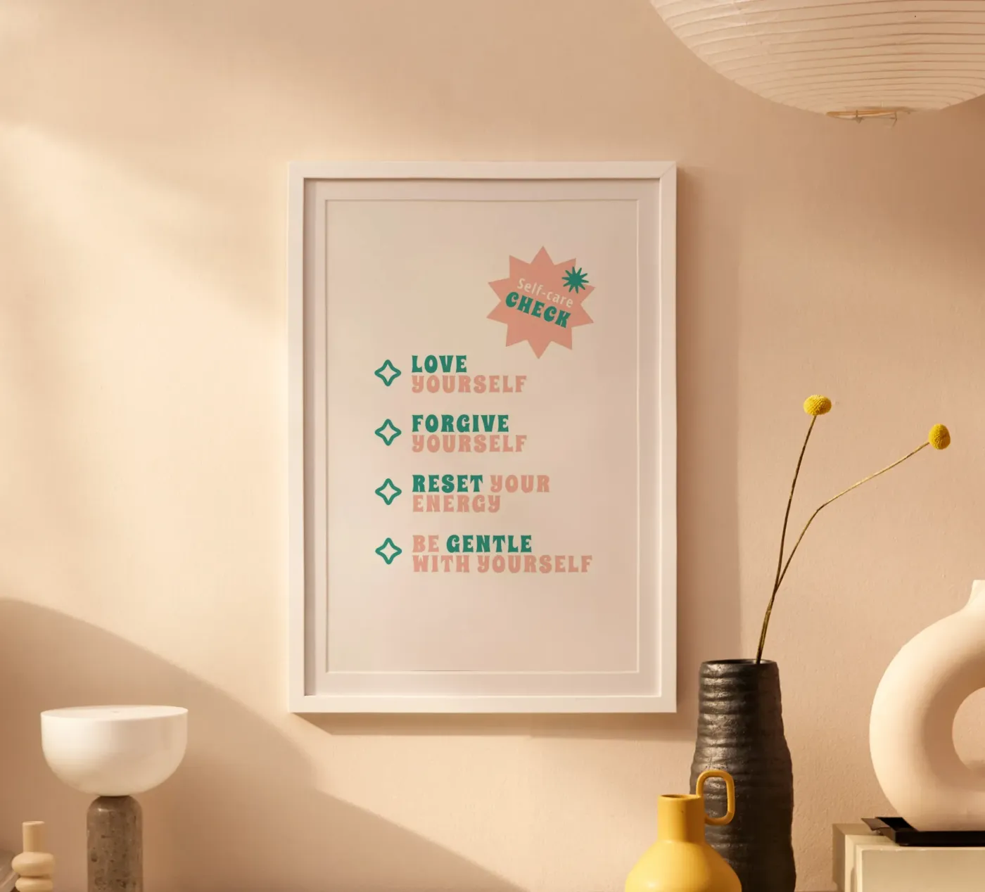 Self-Care Check poster da Studio One