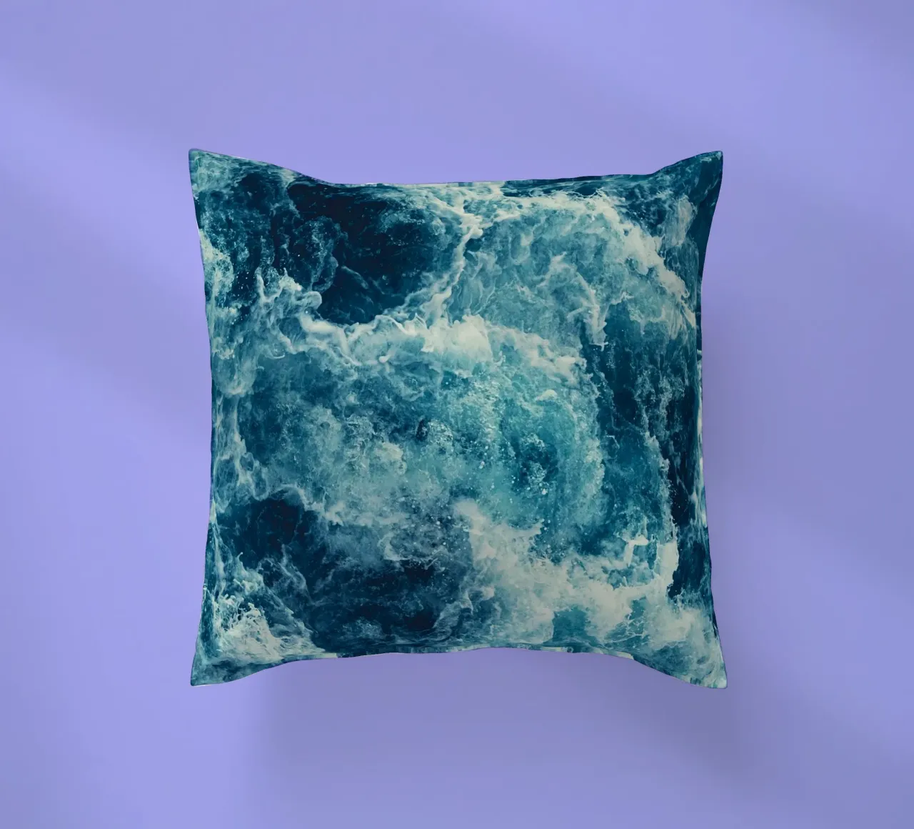 Caos blu cuscino da BLICKPUNKT