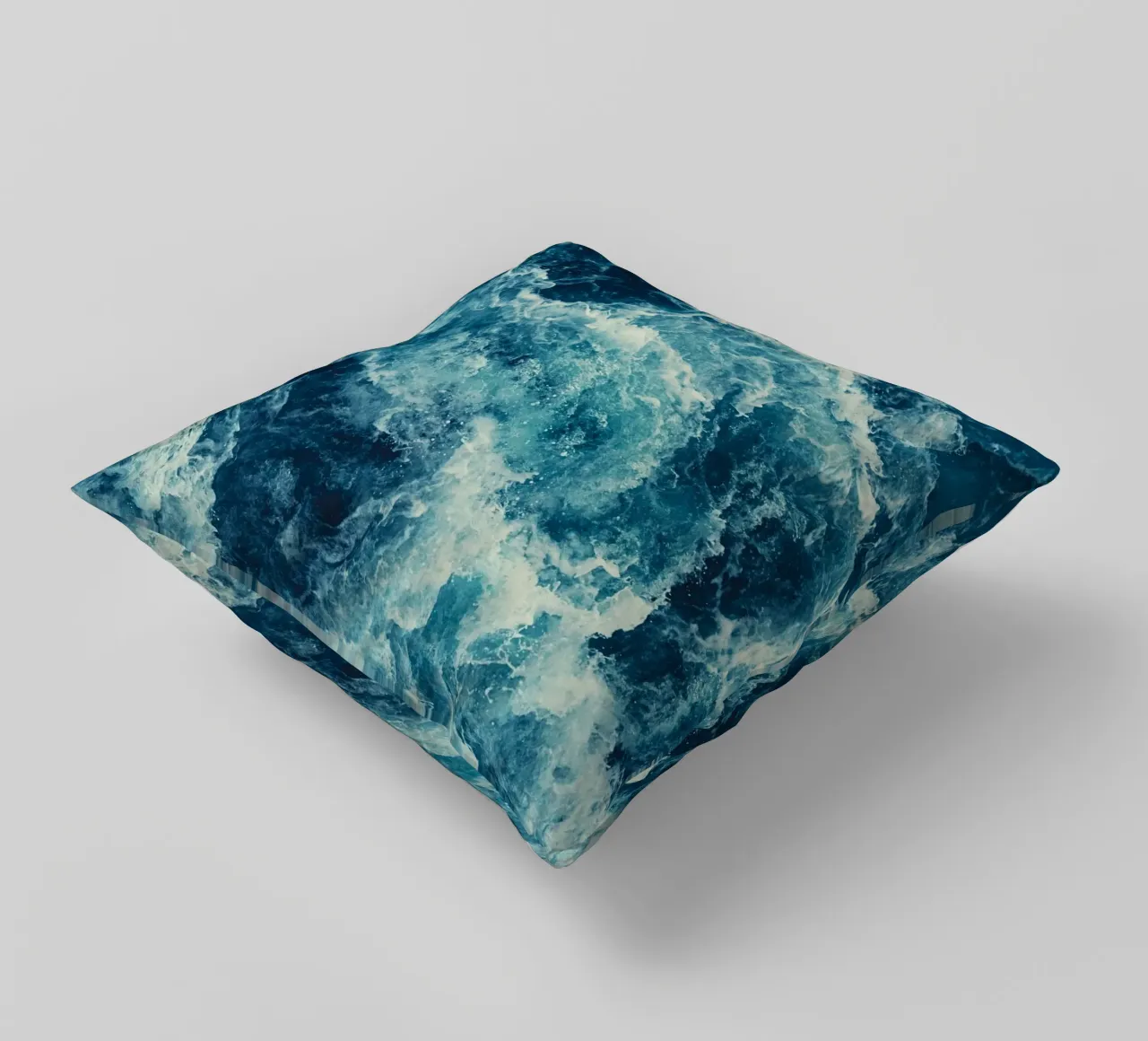 Caos blu cuscino da BLICKPUNKT