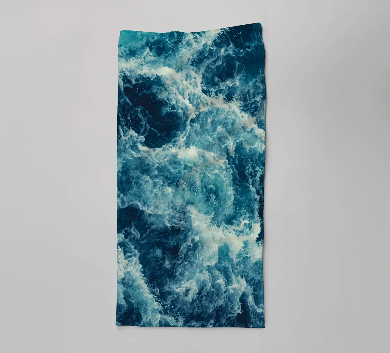 Blue chaos towel by BLICKPUNKT