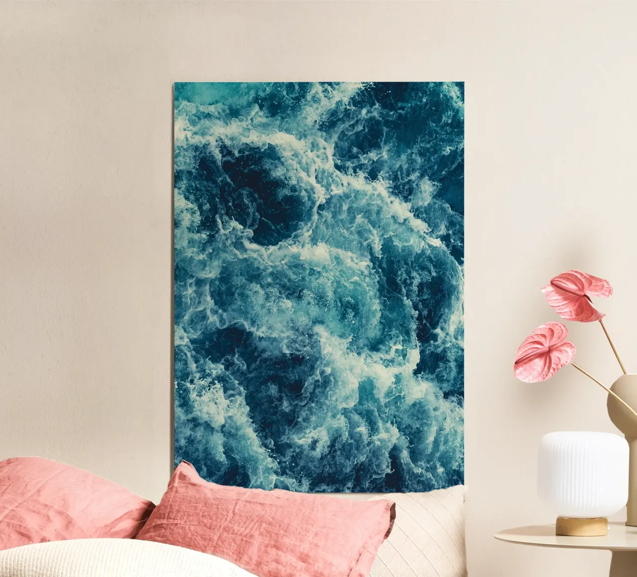 Blue chaos poster by BLICKPUNKT