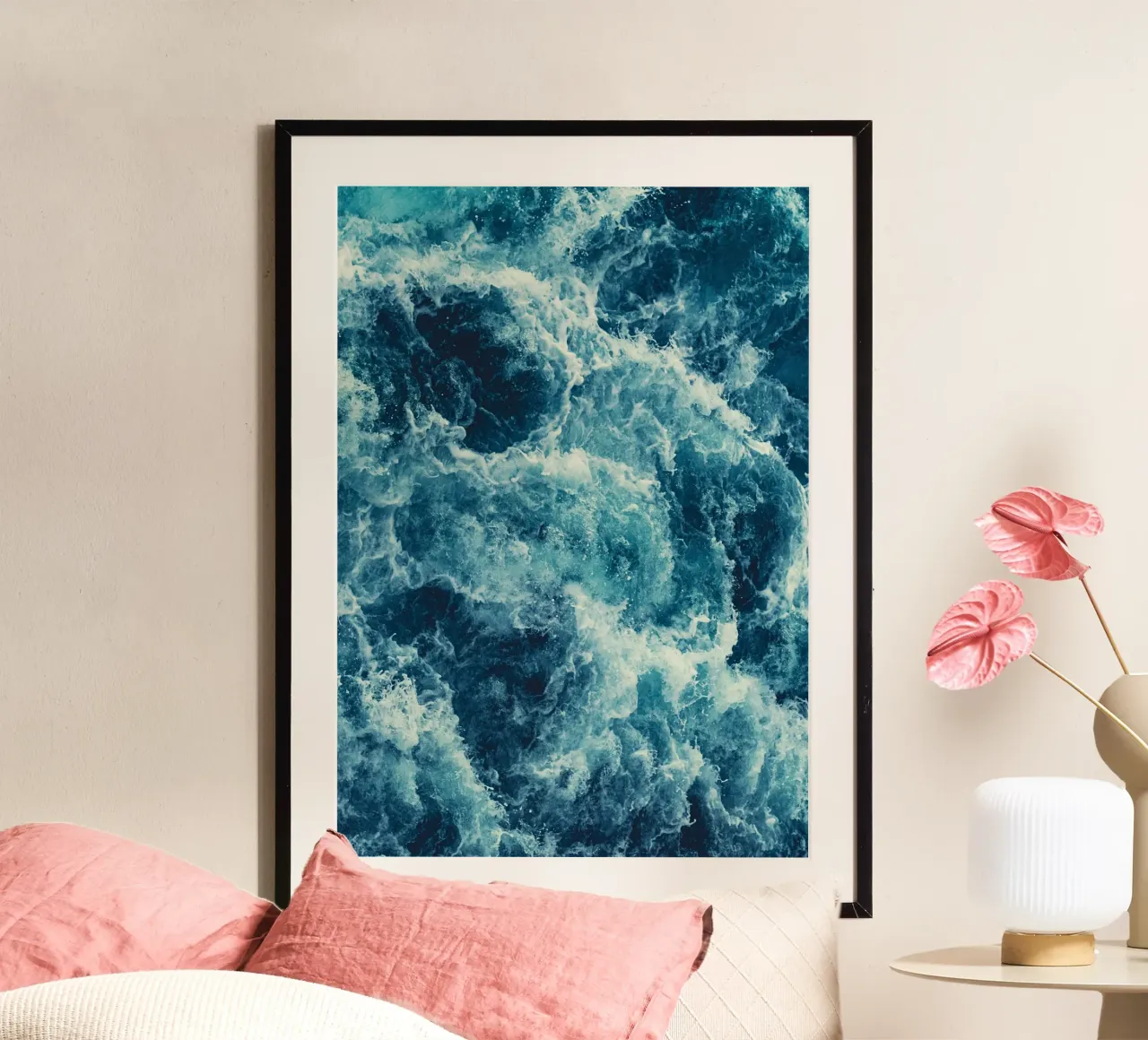 Blue chaos poster by BLICKPUNKT