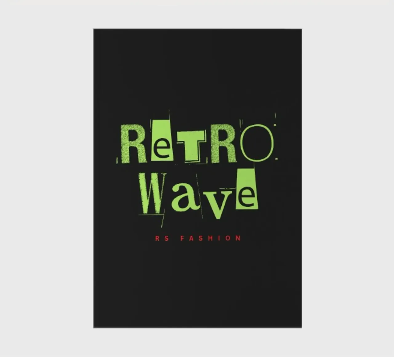 Font Retro notebook by Agnazarshop