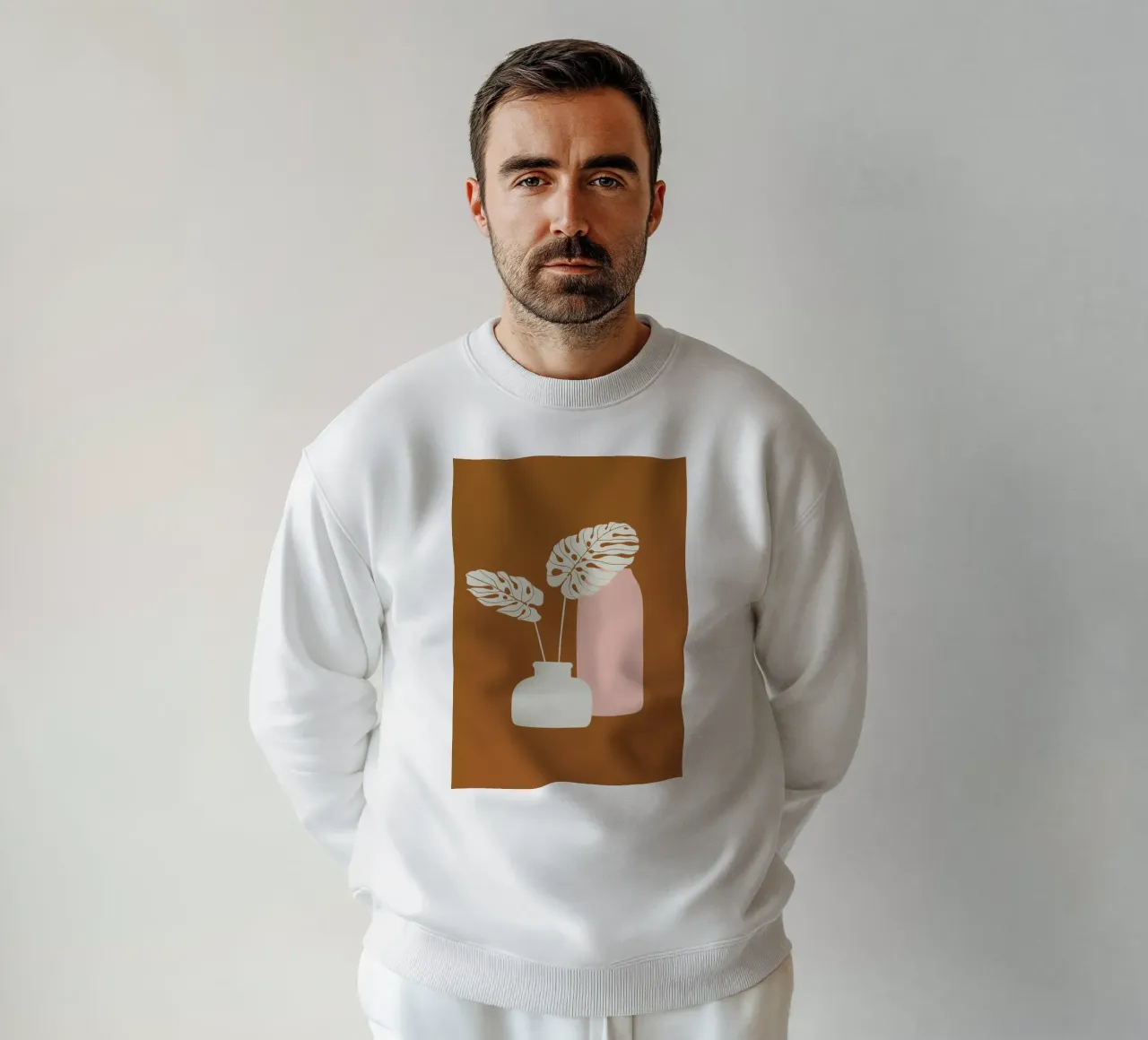 Ochre Mostera felpa da Pure