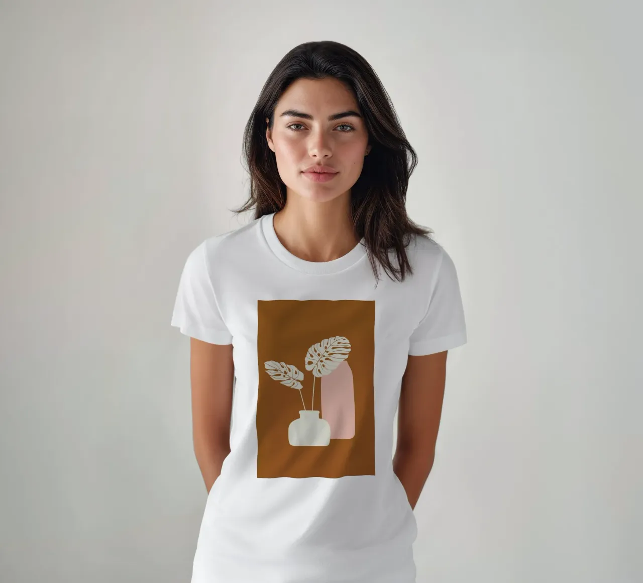 Ochre Mostera t-shirt da Pure