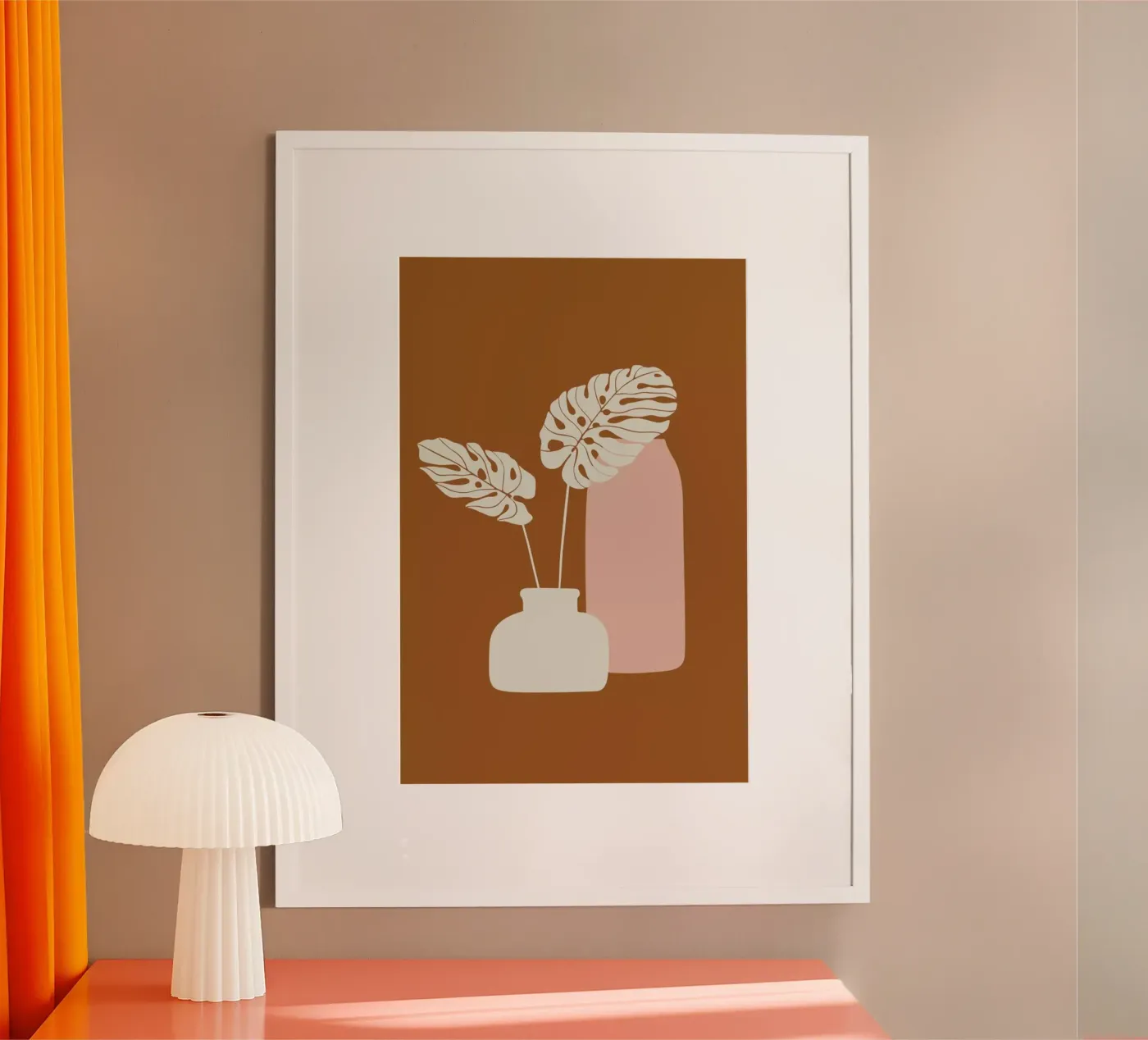 Ochre Mostera poster da Pure