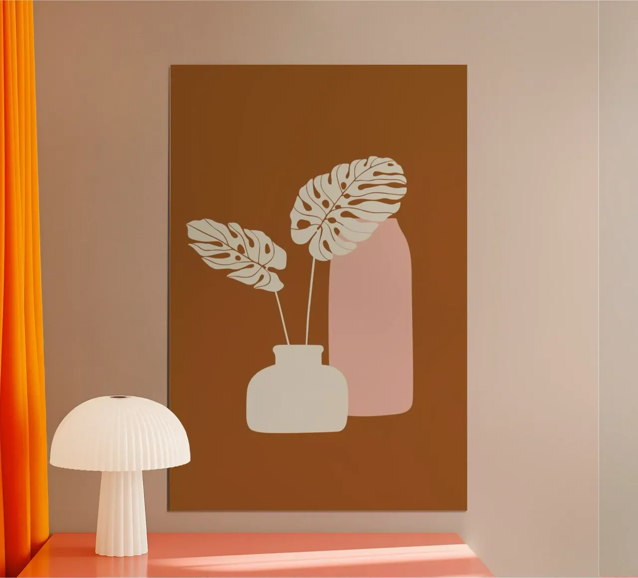 Ochre Mostera poster da Pure