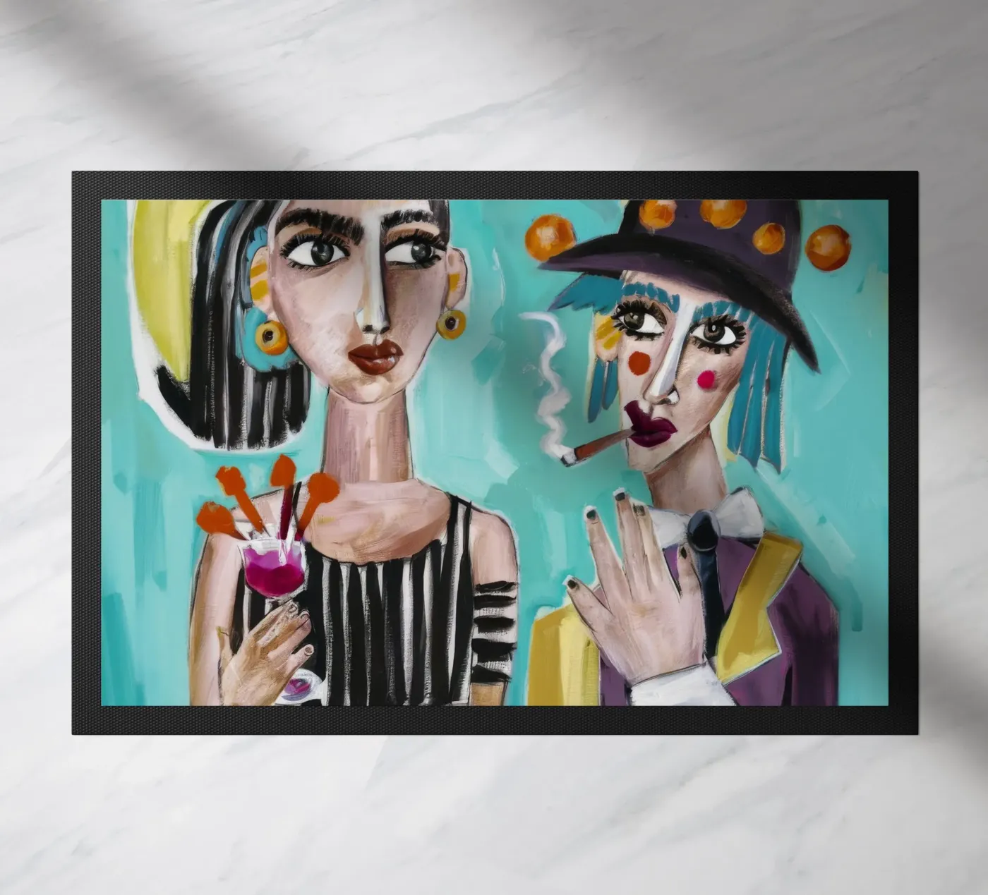 Whimsical Encounter doormat by Lunar Templar