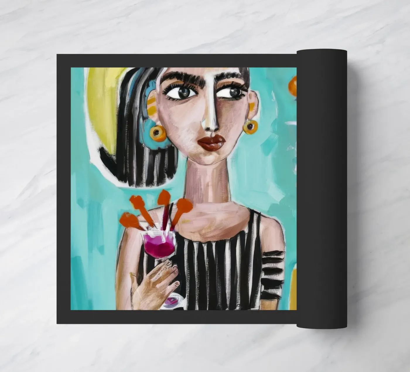 Whimsical Encounter doormat by Lunar Templar