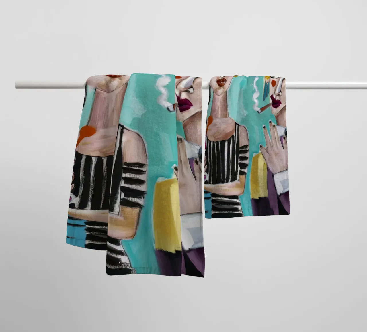 Whimsical Encounter towel by Lunar Templar