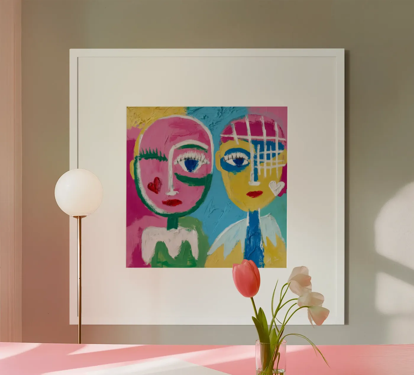 Vibrant Abstraction poster by Lunar Templar