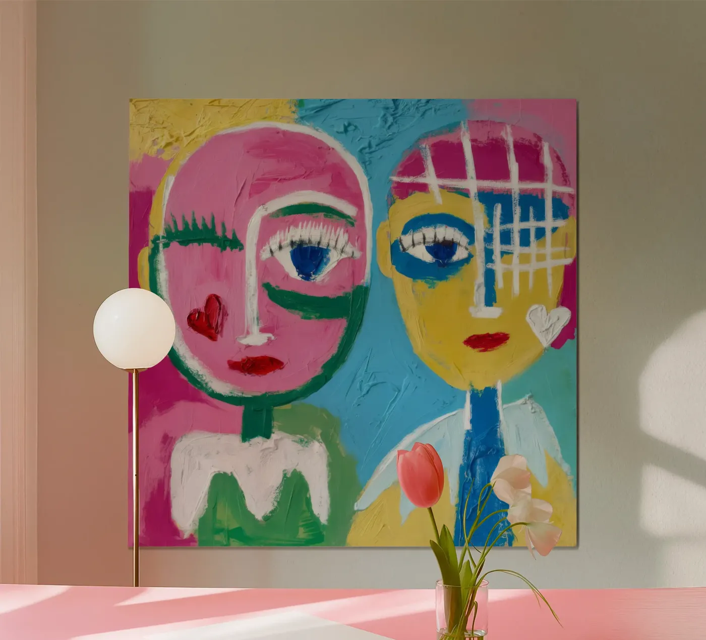 Vibrant Abstraction poster by Lunar Templar