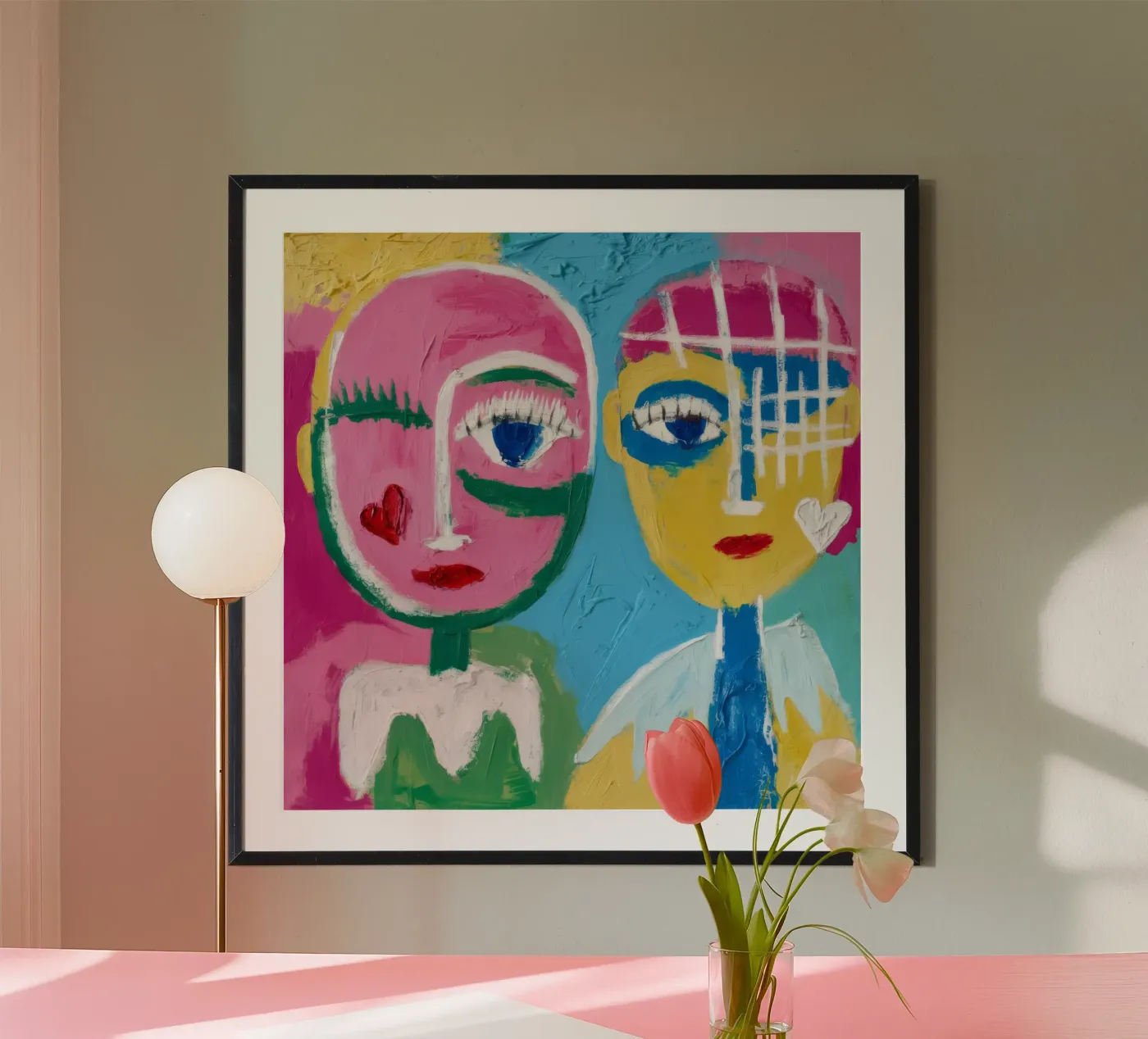 Vibrant Abstraction poster by Lunar Templar