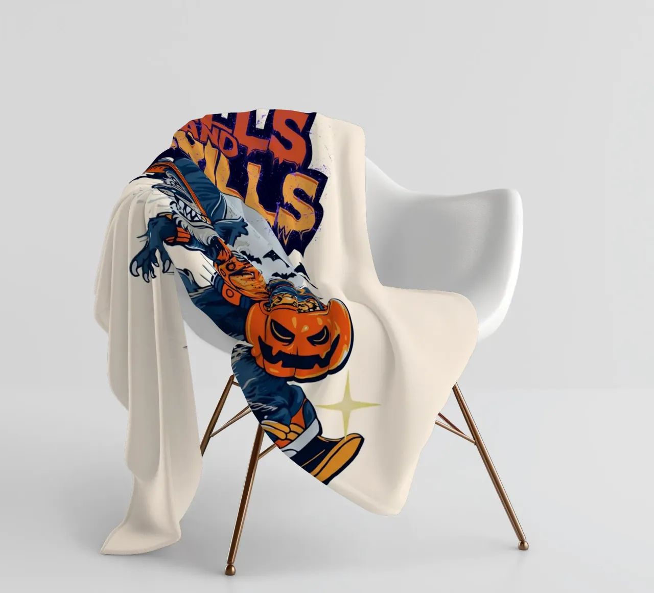 Brividi e emozioni coperta in pile da Agnazarshop