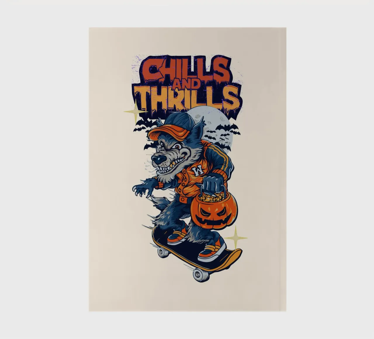 Chills and thrills notebook by Agnazarshop