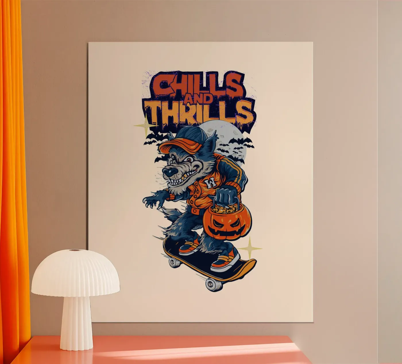 Chills and thrills poster da Agnazarshop