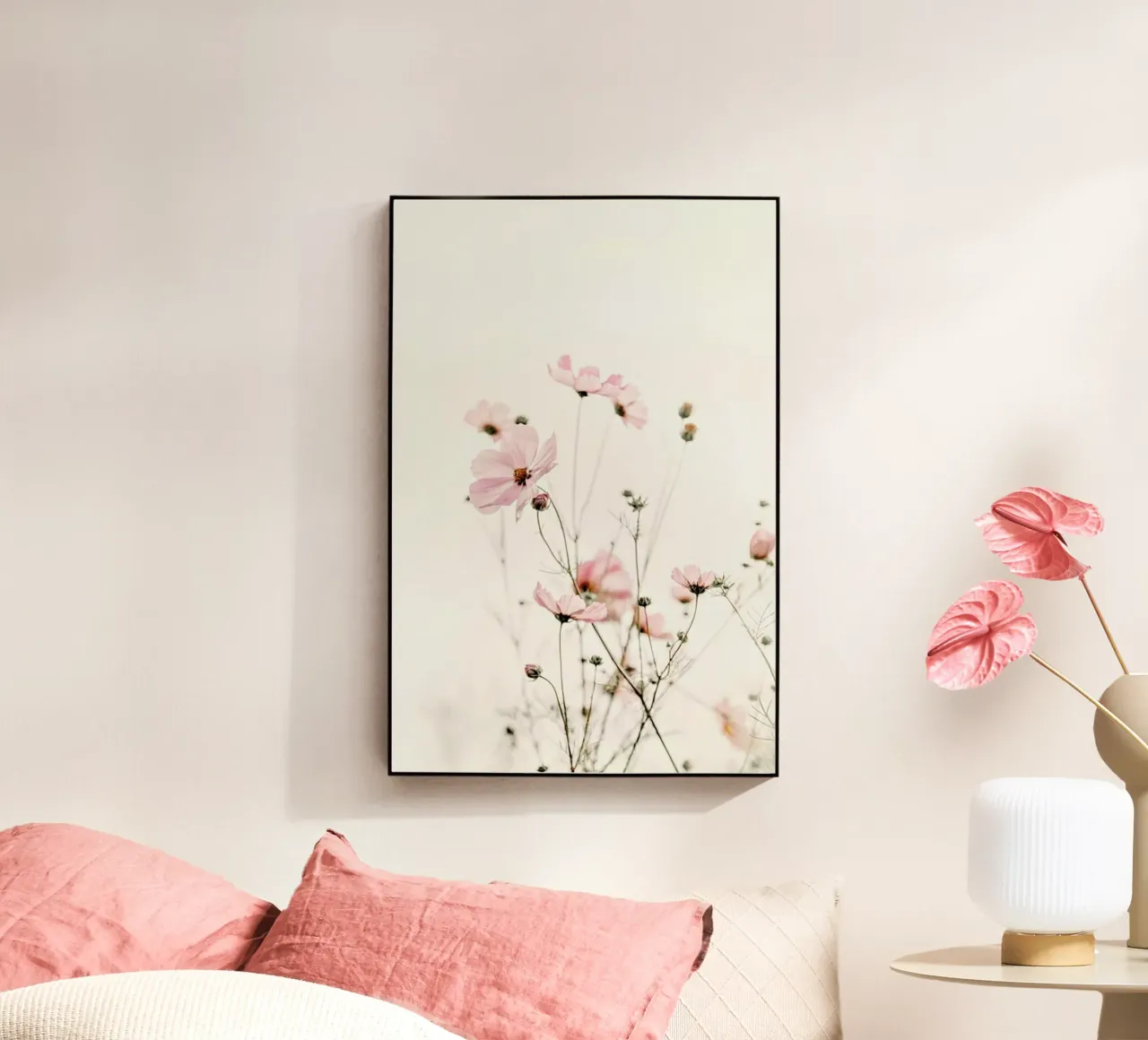 Cosmea Dance Creme plexiglass da Monika Strigel