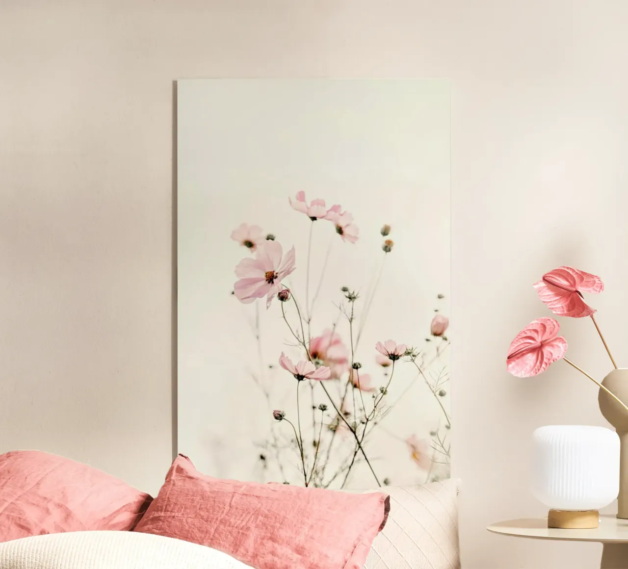 Cosmea Dance Creme plexiglass da Monika Strigel