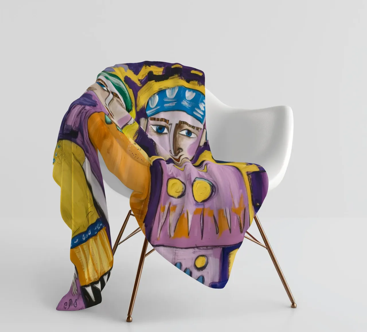 Playful Trio fleece blanket by Lunar Templar