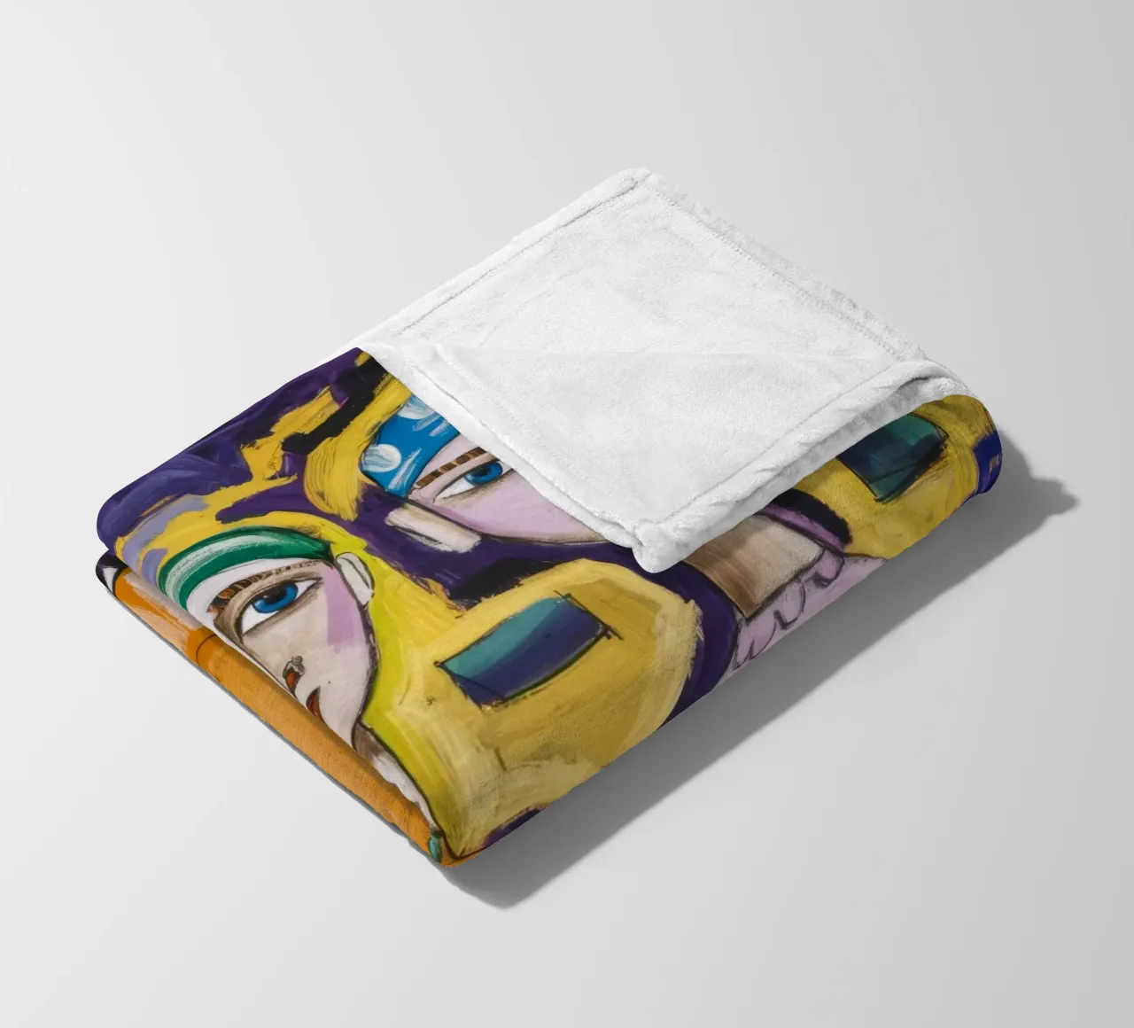 Playful Trio fleece blanket by Lunar Templar