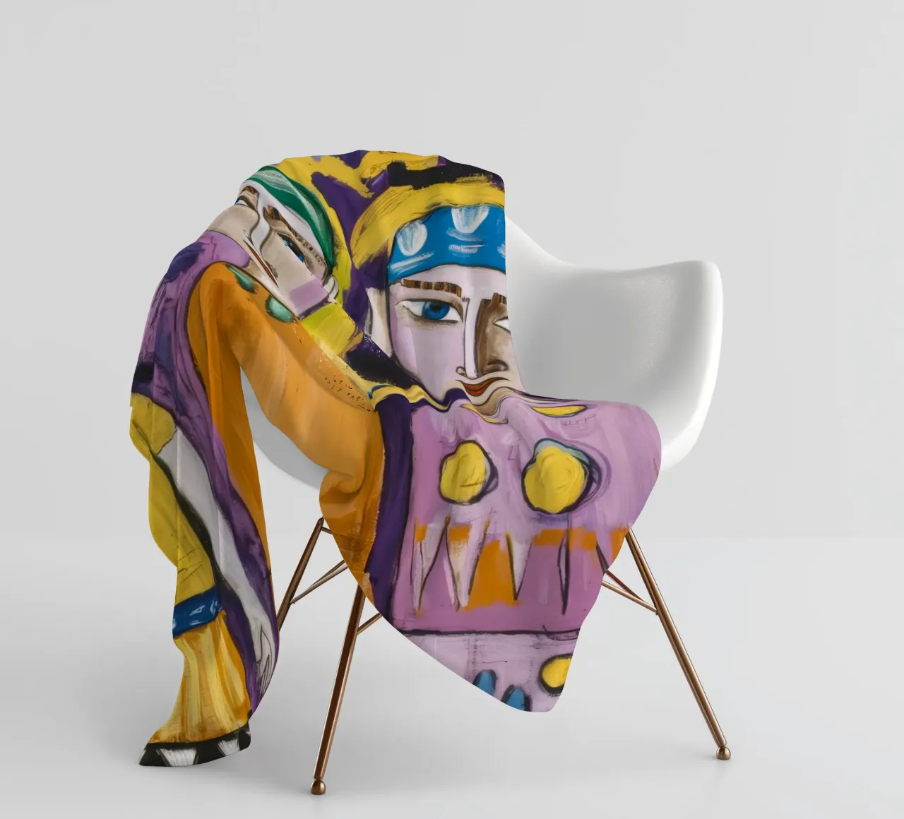 Playful Trio fleece blanket by Lunar Templar