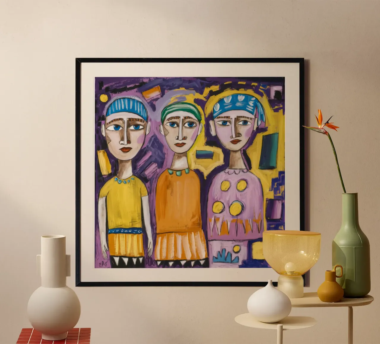 Playful Trio poster by Lunar Templar