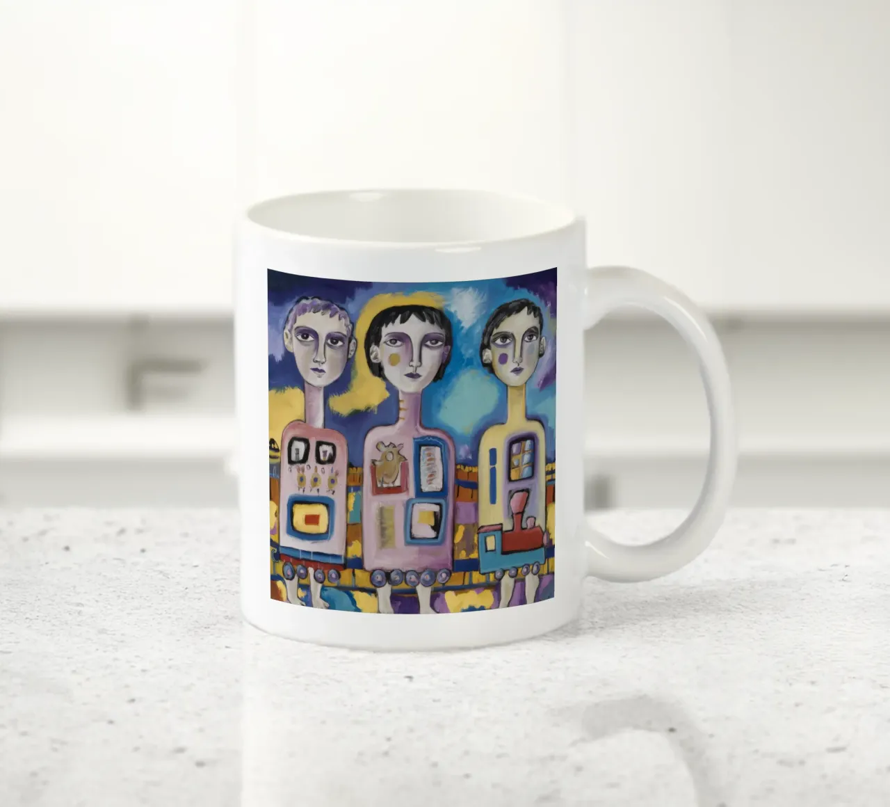 Compagni robotici tazza in ceramica da Lunar Templar