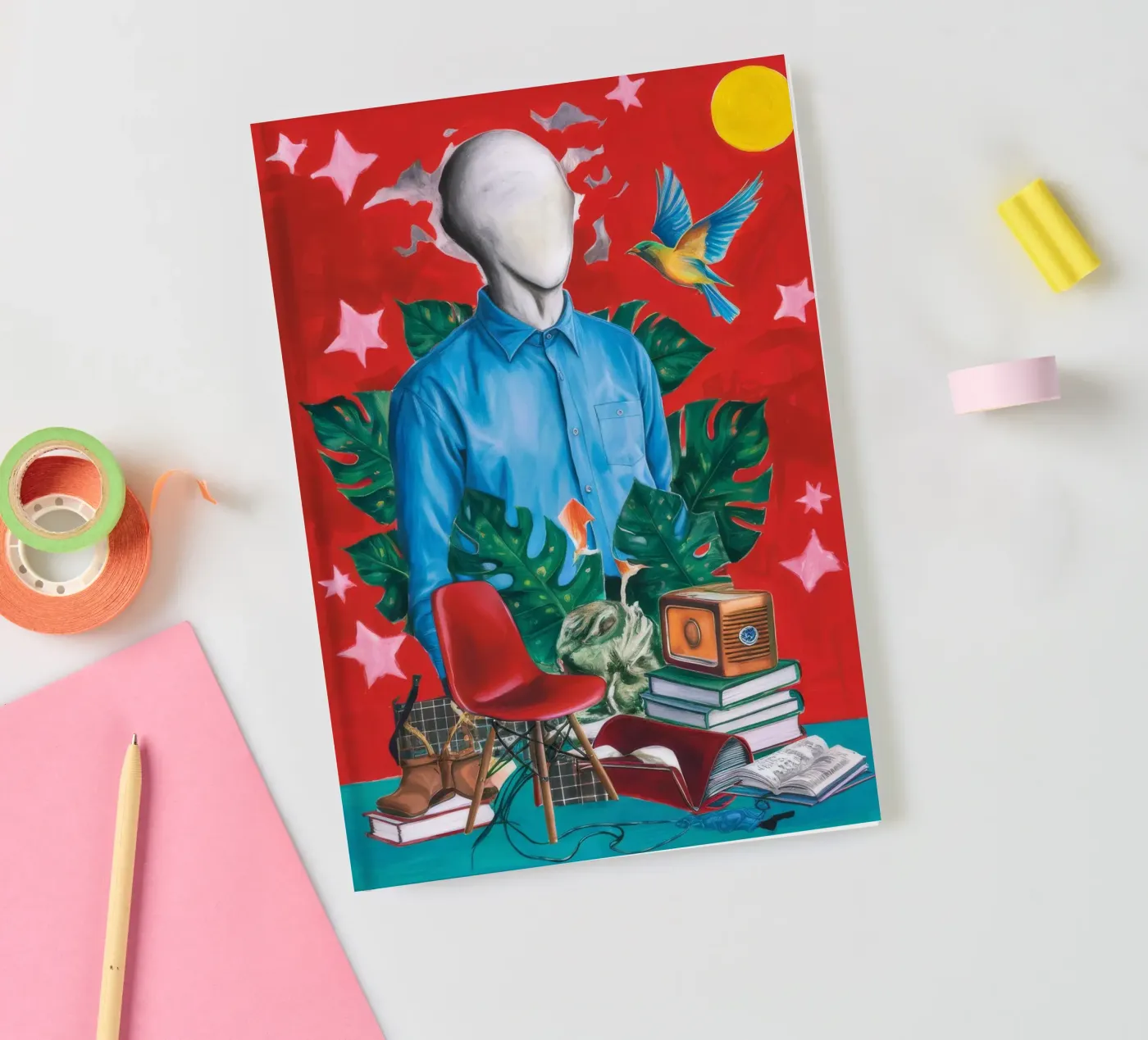 Surreal Study notebook by Lunar Templar