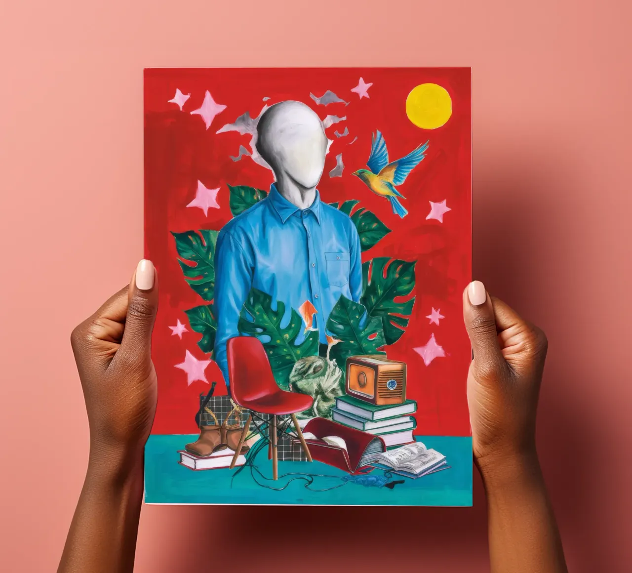 Surreal Study sticker sheet by Lunar Templar