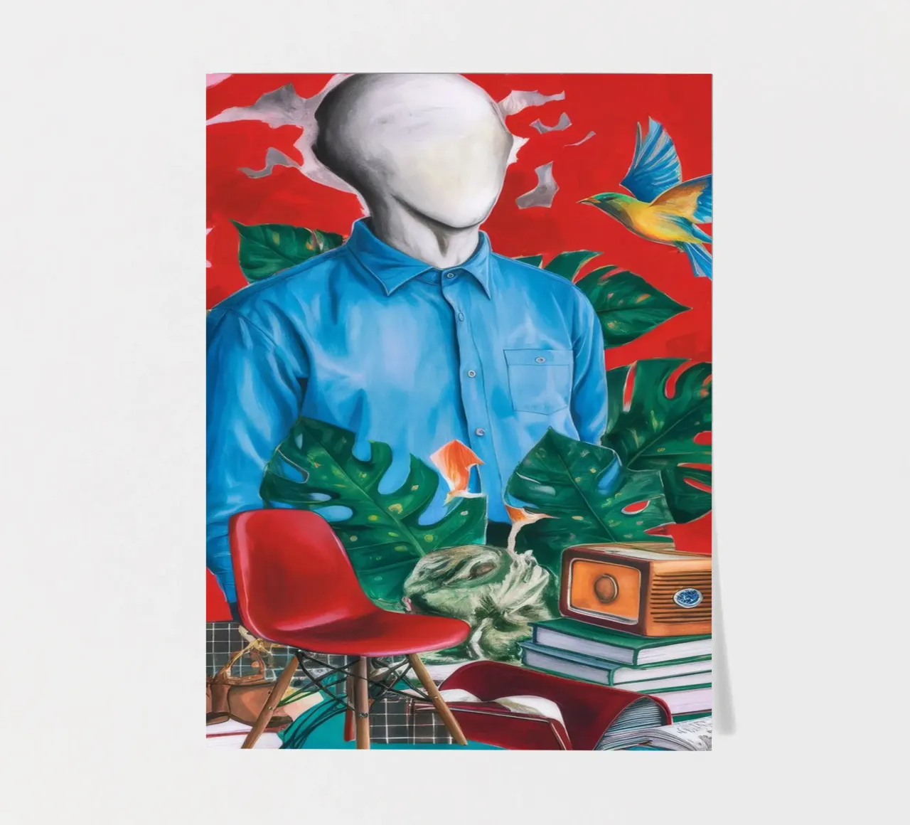 Surreal Study sticker sheet by Lunar Templar