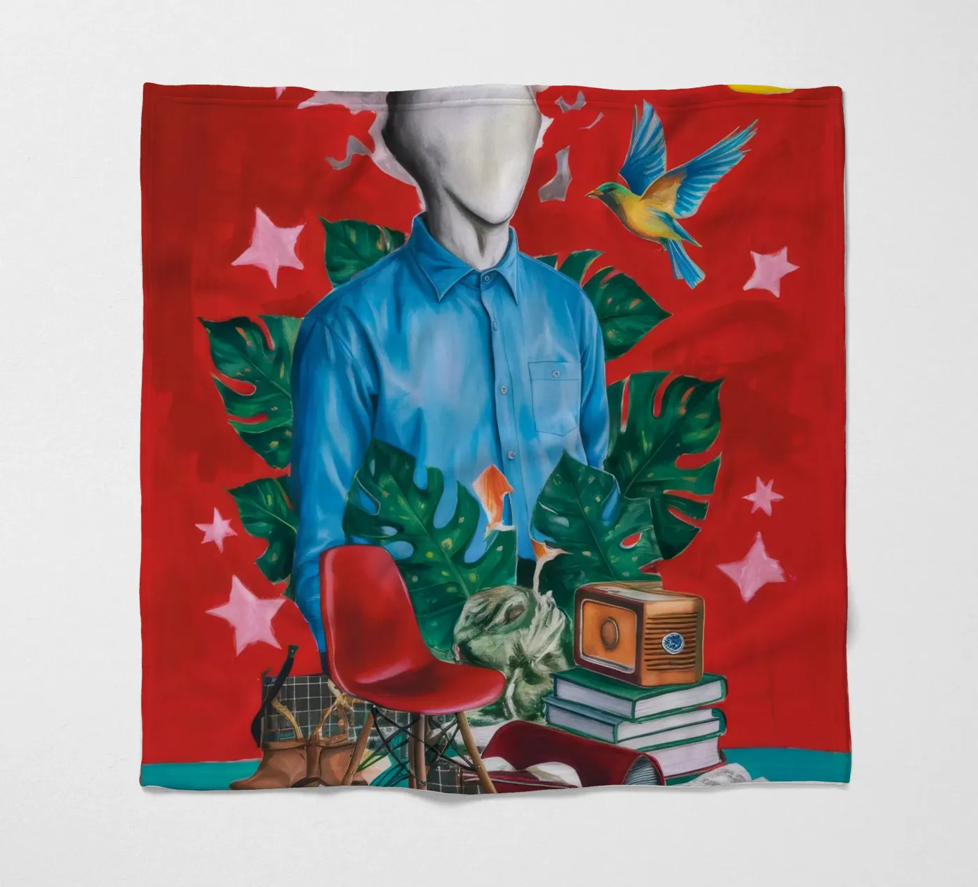 Surreal Study Fleecedecke von Lunar Templar