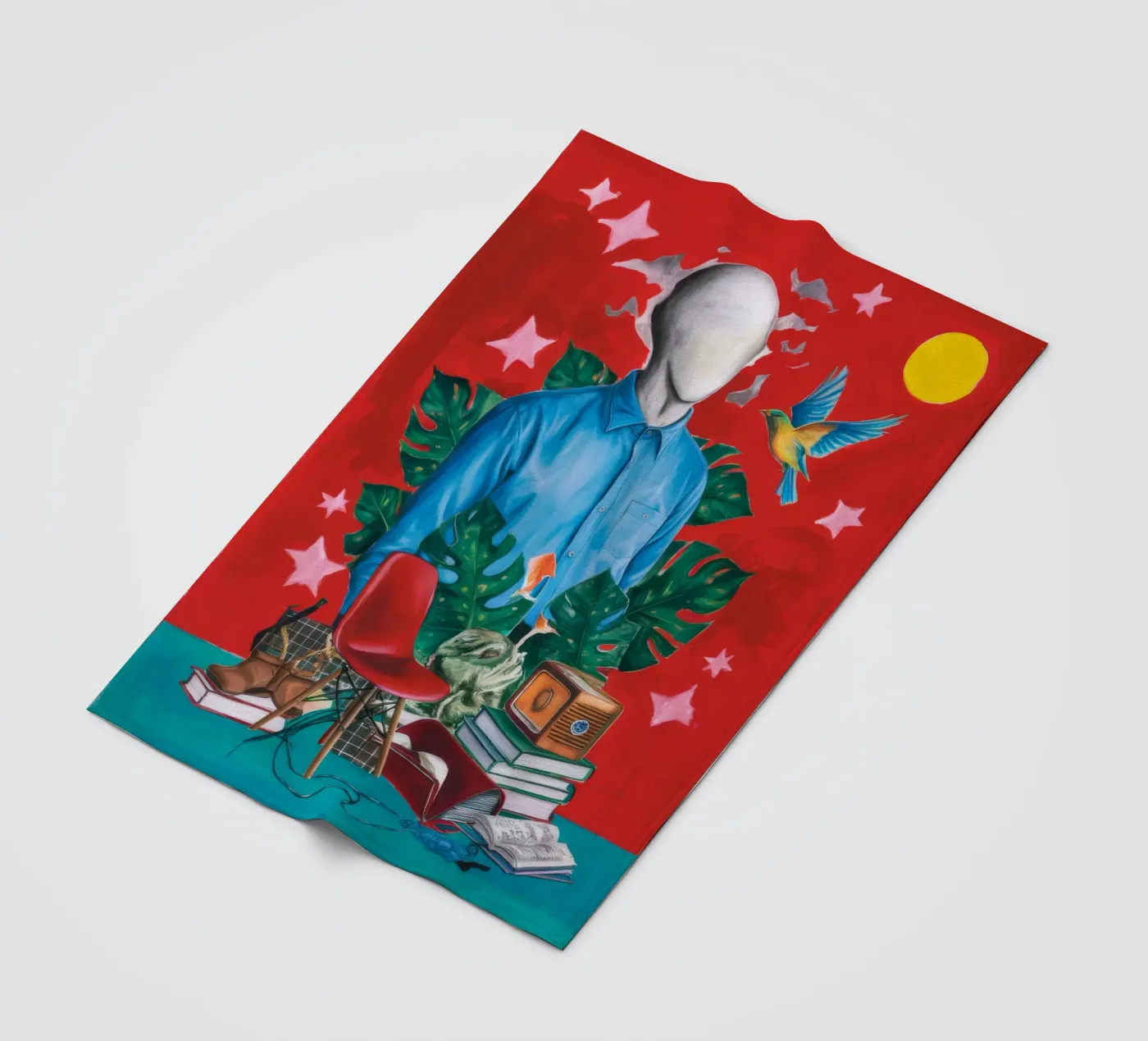 Surreal Study Fleecedecke von Lunar Templar