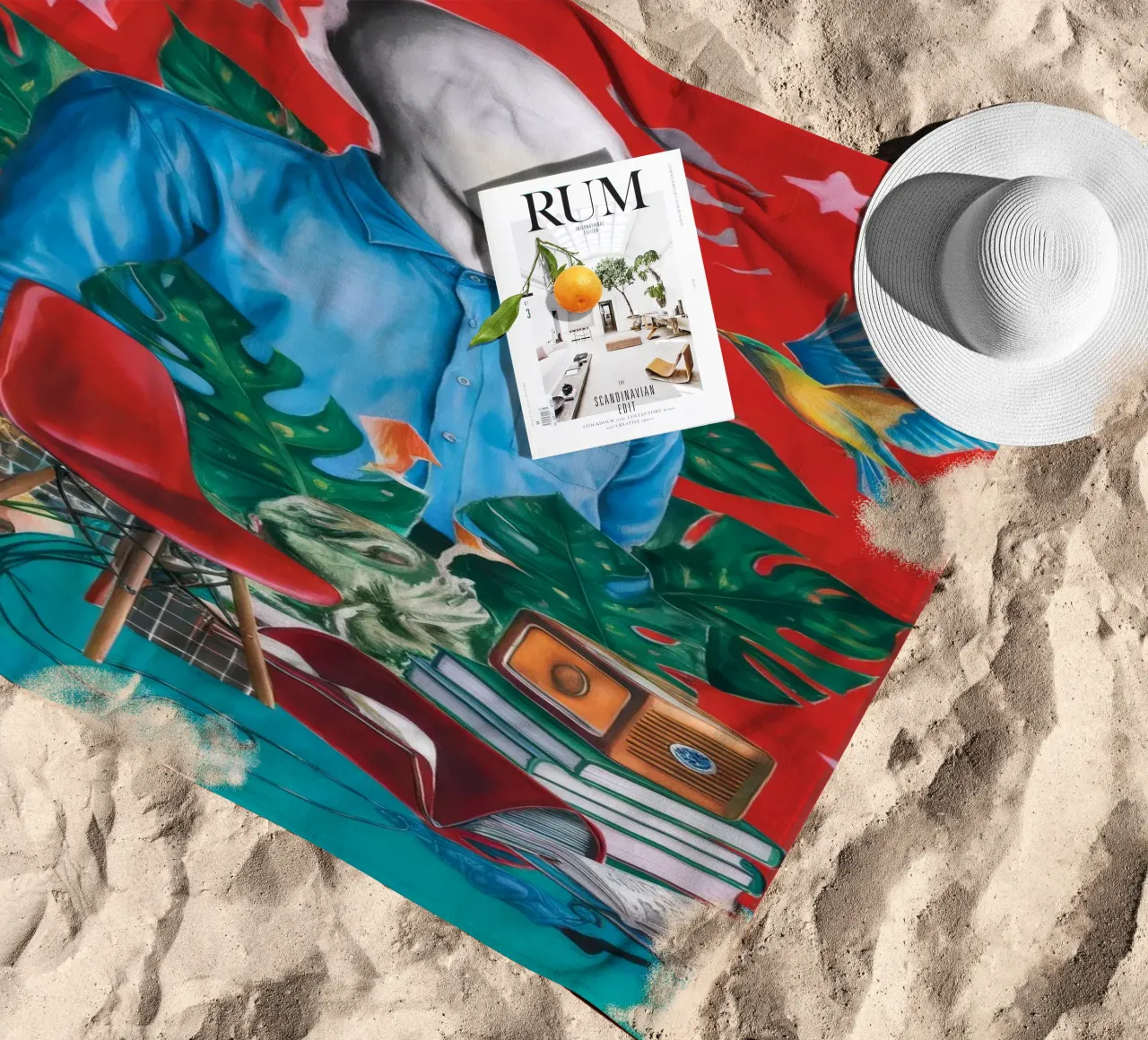 Studio surreale telo mare da Lunar Templar