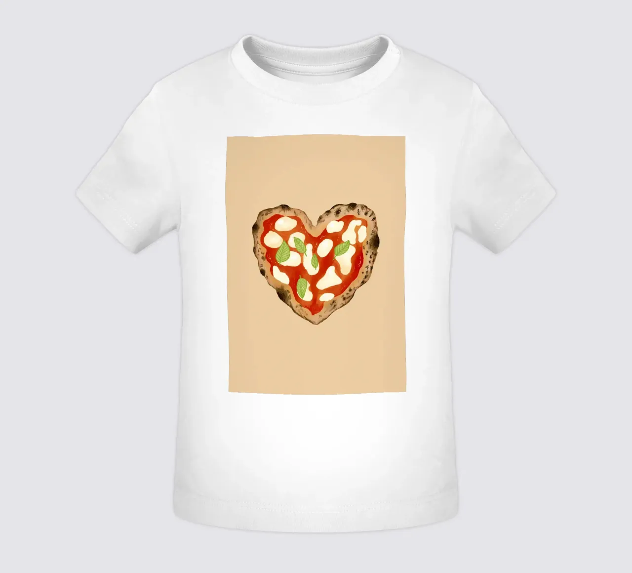Pizza Herz baby t-shirt by Studio Dolci