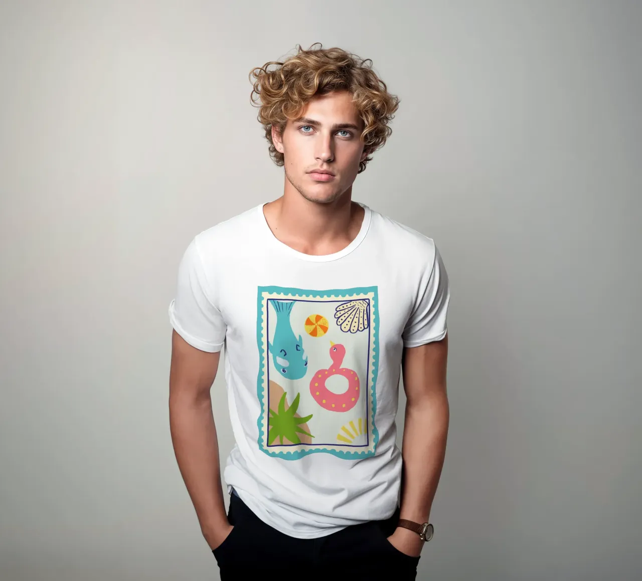 Pool Floats t-shirt van Studio Dolci