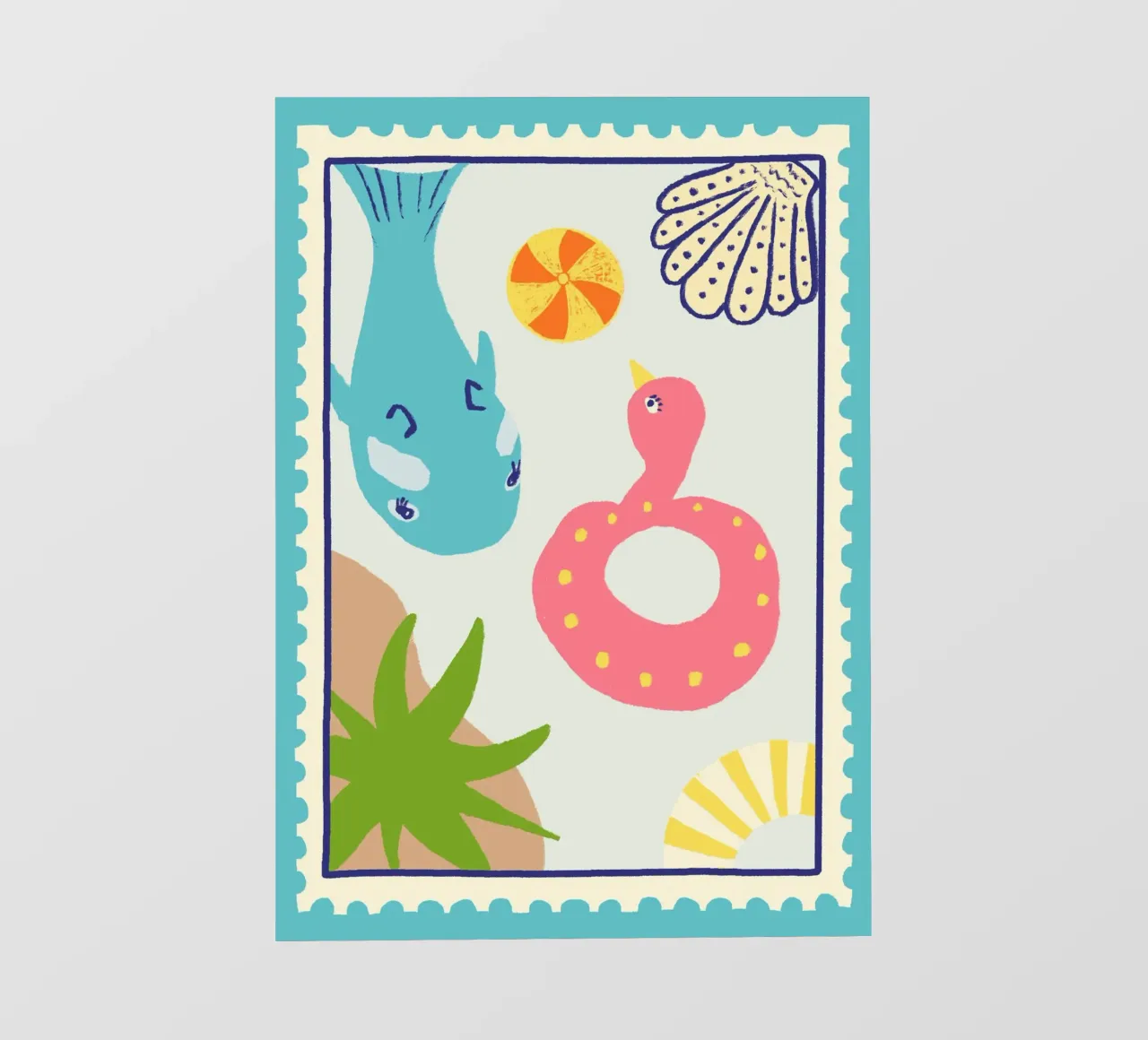 Pool Floats Backlit Folie von Studio Dolci