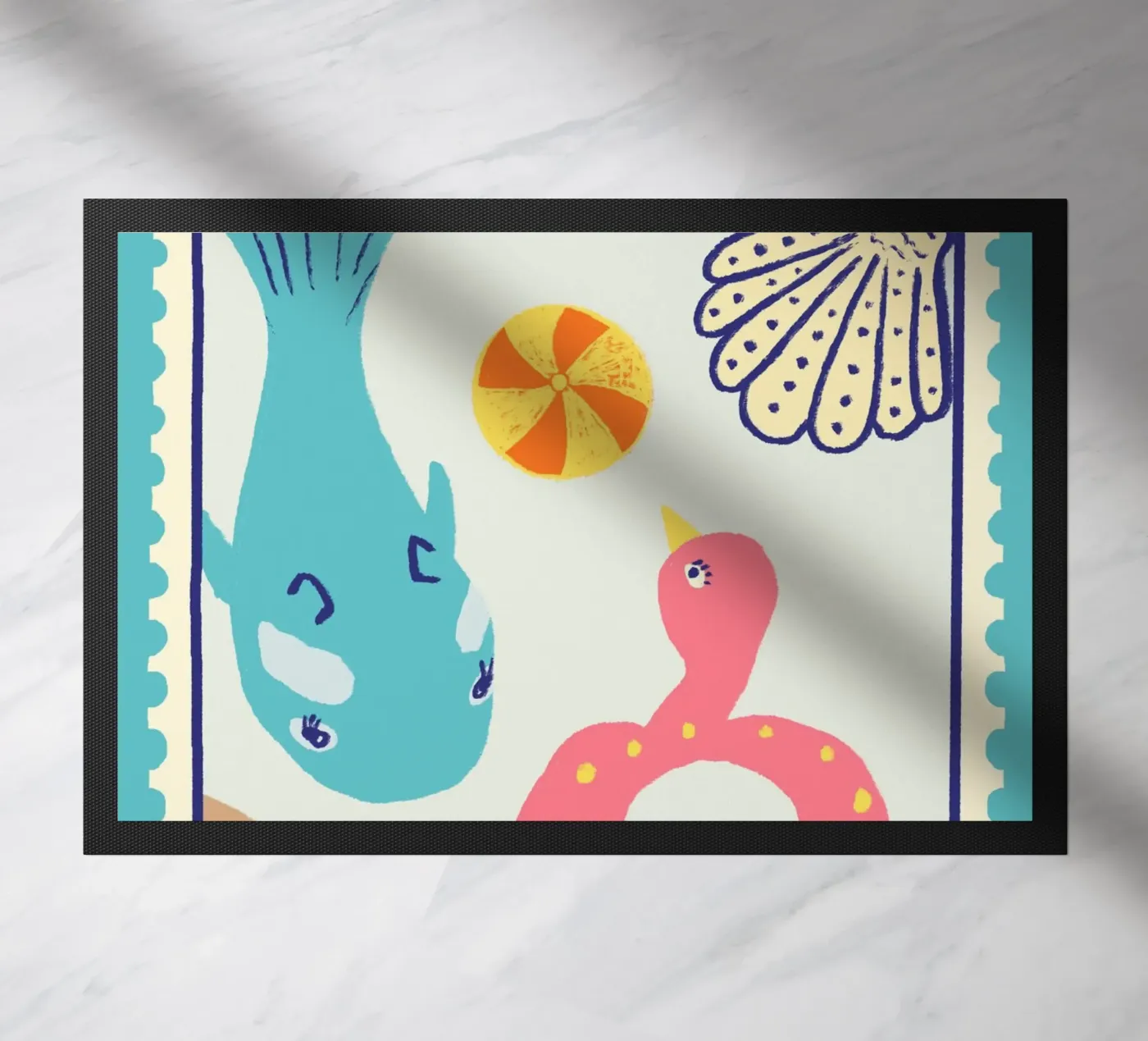 Pool Floats doormat by Studio Dolci