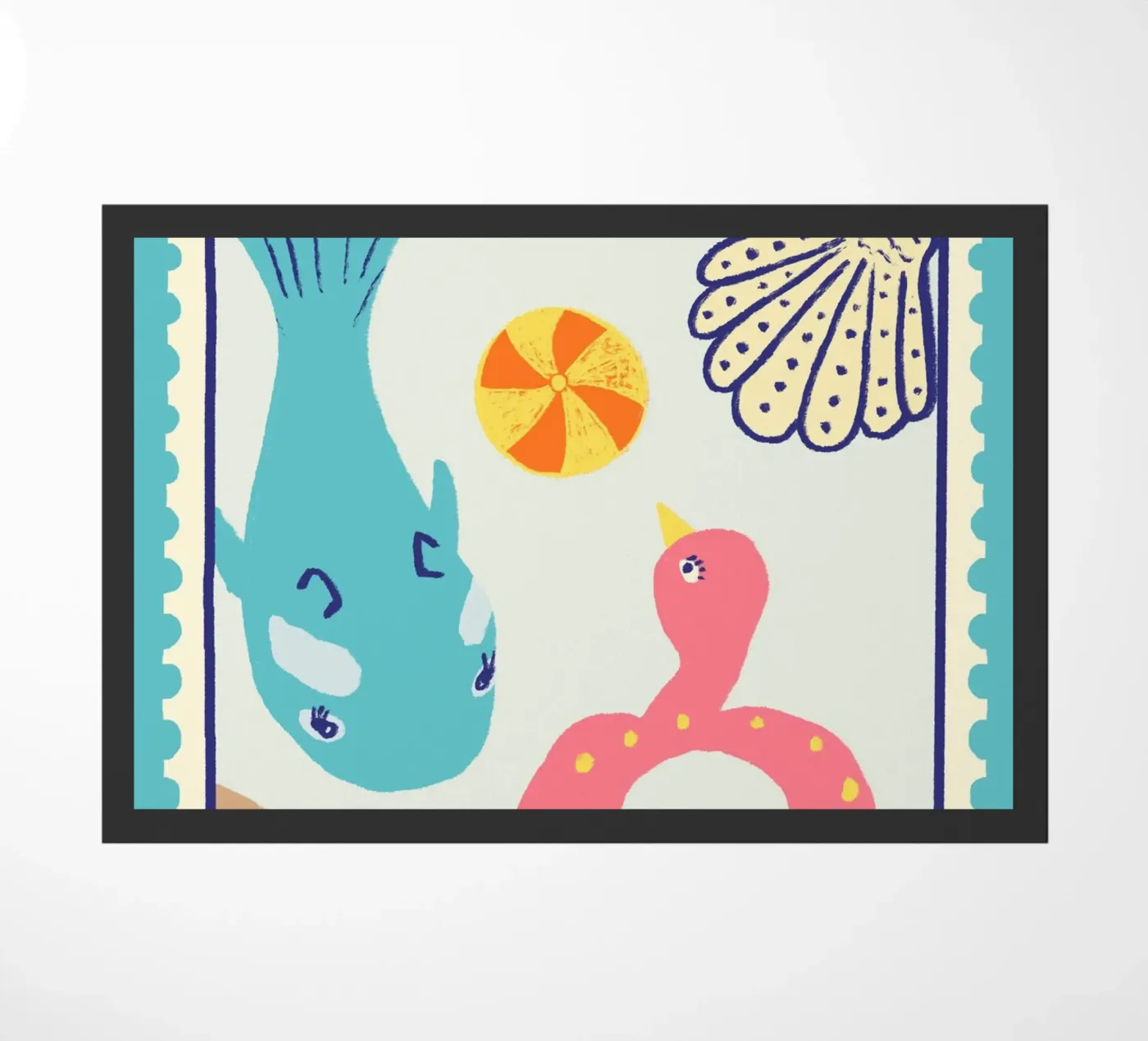 Pool Floats doormat by Studio Dolci