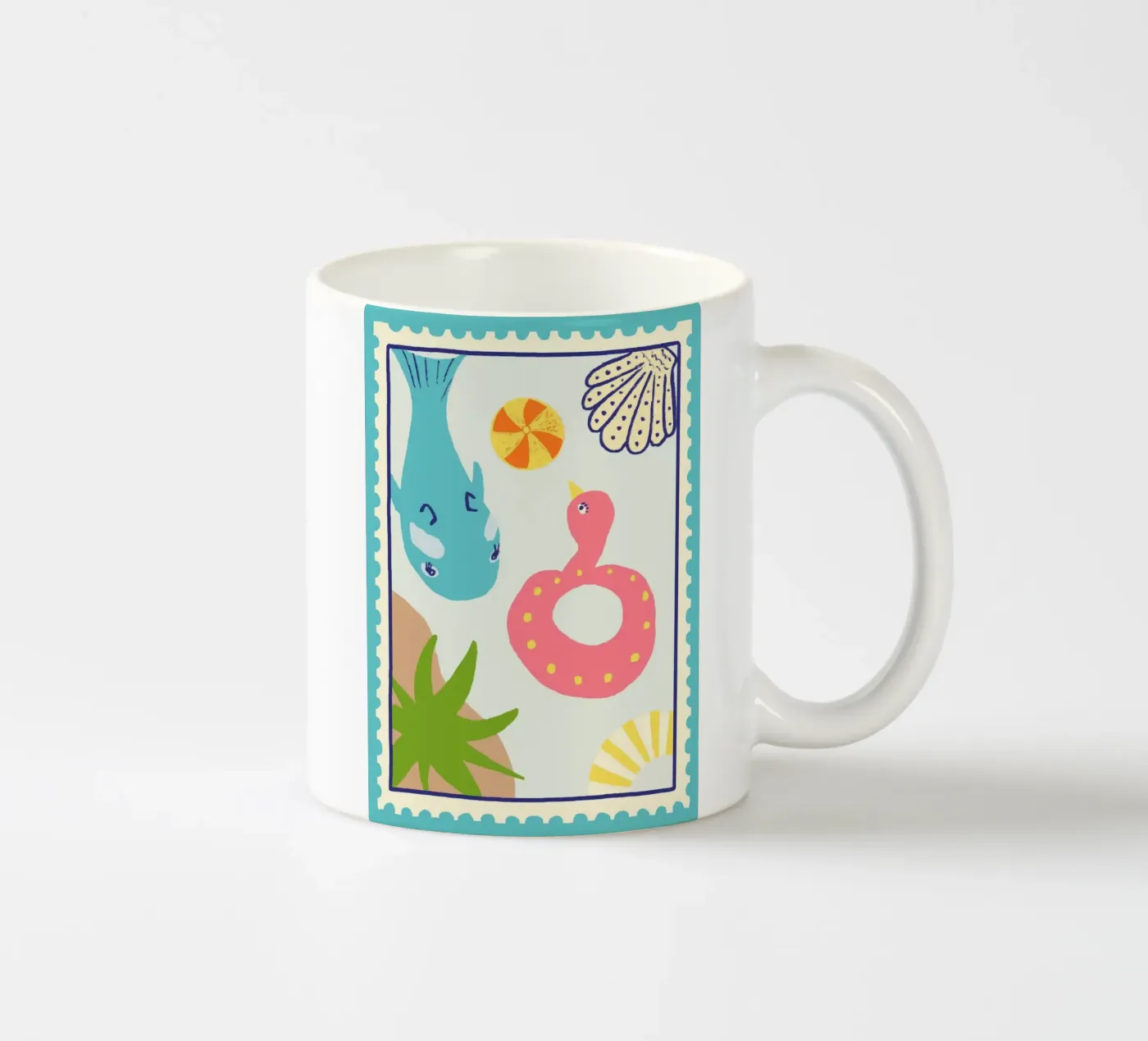 Pool Floats ceramic mug by Studio Dolci
